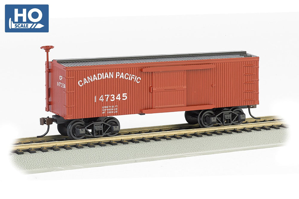 Bachmann Canadian Pacific #147345 Old Time Boxcar, HO SCale