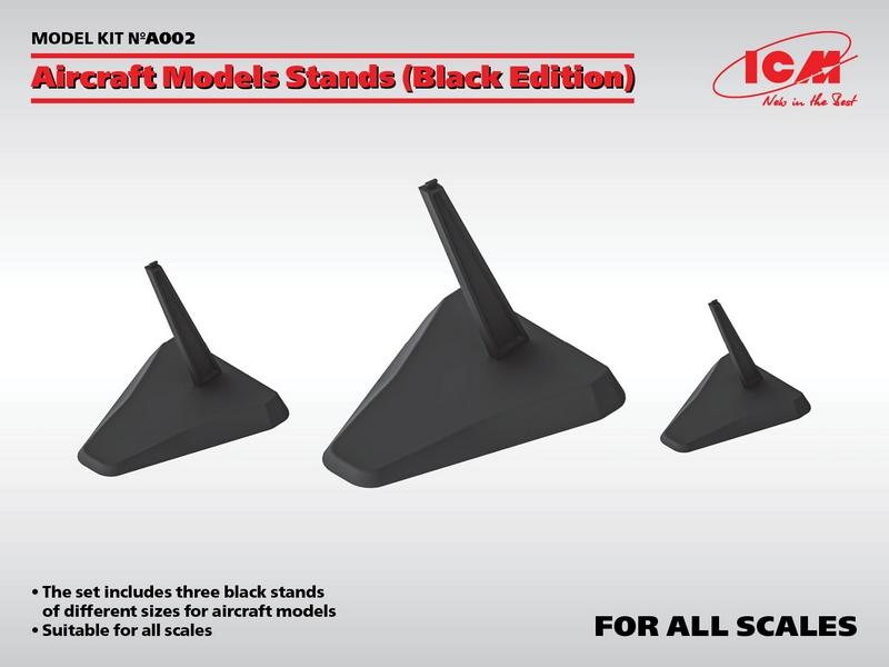 ICM Aircraft Model Stand (Black)