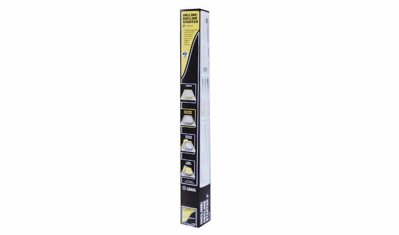 Woodland Scenics 2% Incline Starter-8/Pkg 1/2In