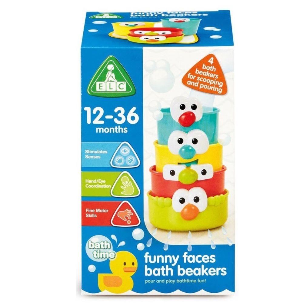 ELC Funny Faces Bath Beakers