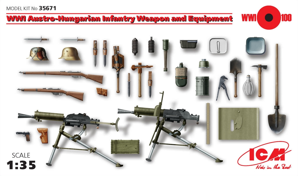 ICM 1:35 Wwi Austro-Hungarian Weapon&Equip. *K