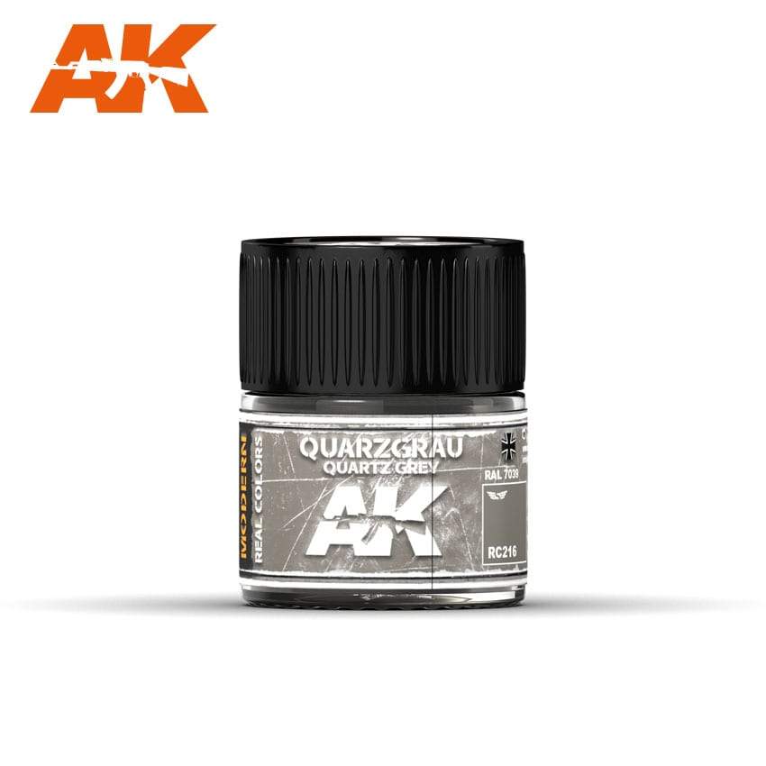 AK Interactive Real Colours Quarzgrau-Quartz Grey RAL 7039 10ml