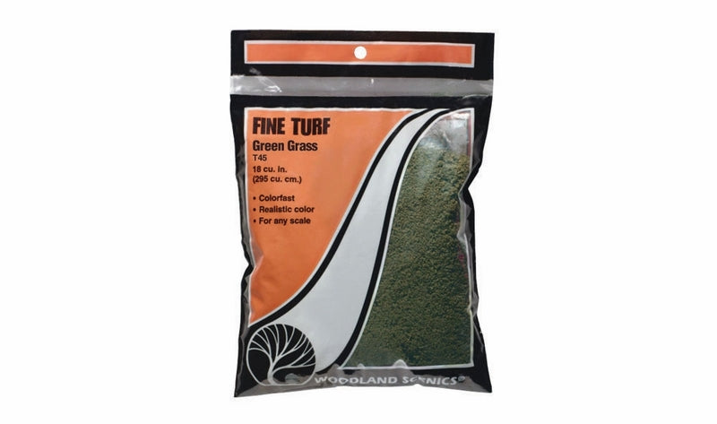 Woodland Scenics Green Grass Fine Turf (Bag)