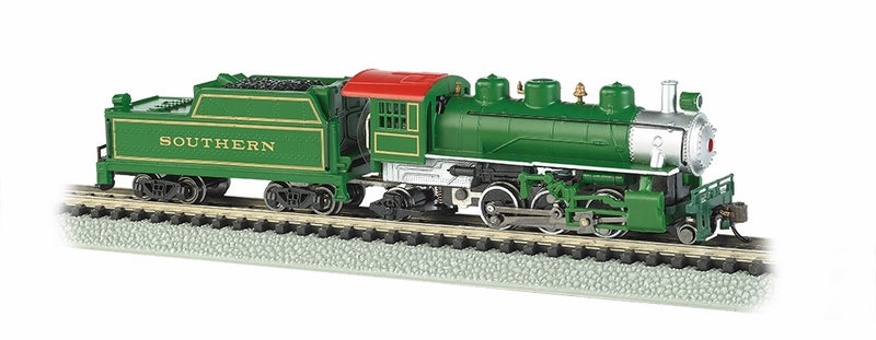 Bachmann Southern ( Green ) Prairie 2-6-2 Loco and Tender. N Scale