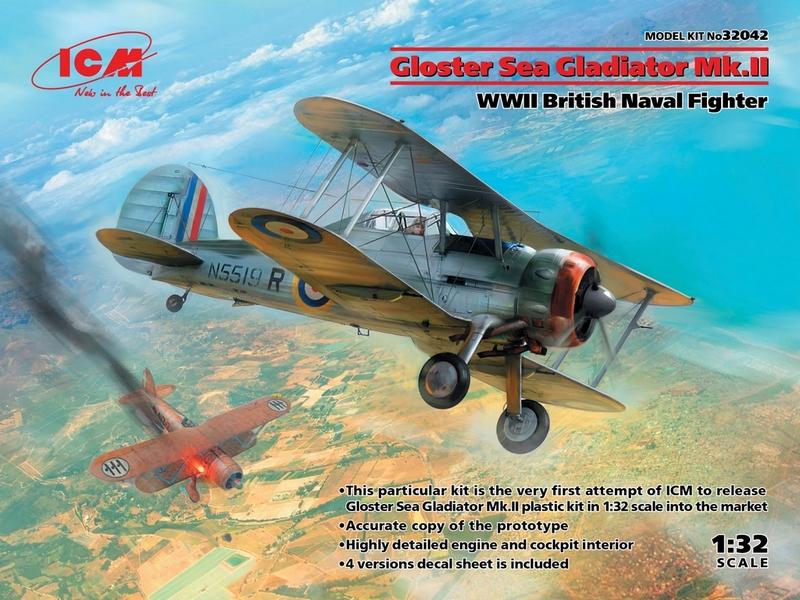 ICM 1:32 Gloster Sea Gladiator Mk.Ii