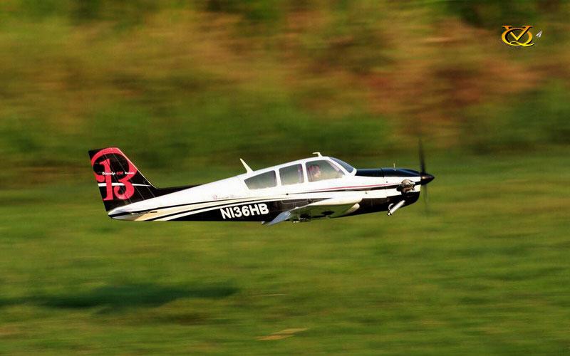 VQ Models Beech Bonanza 46-82 /EP U.S. Version, 1580mm WS, 6Ch RC