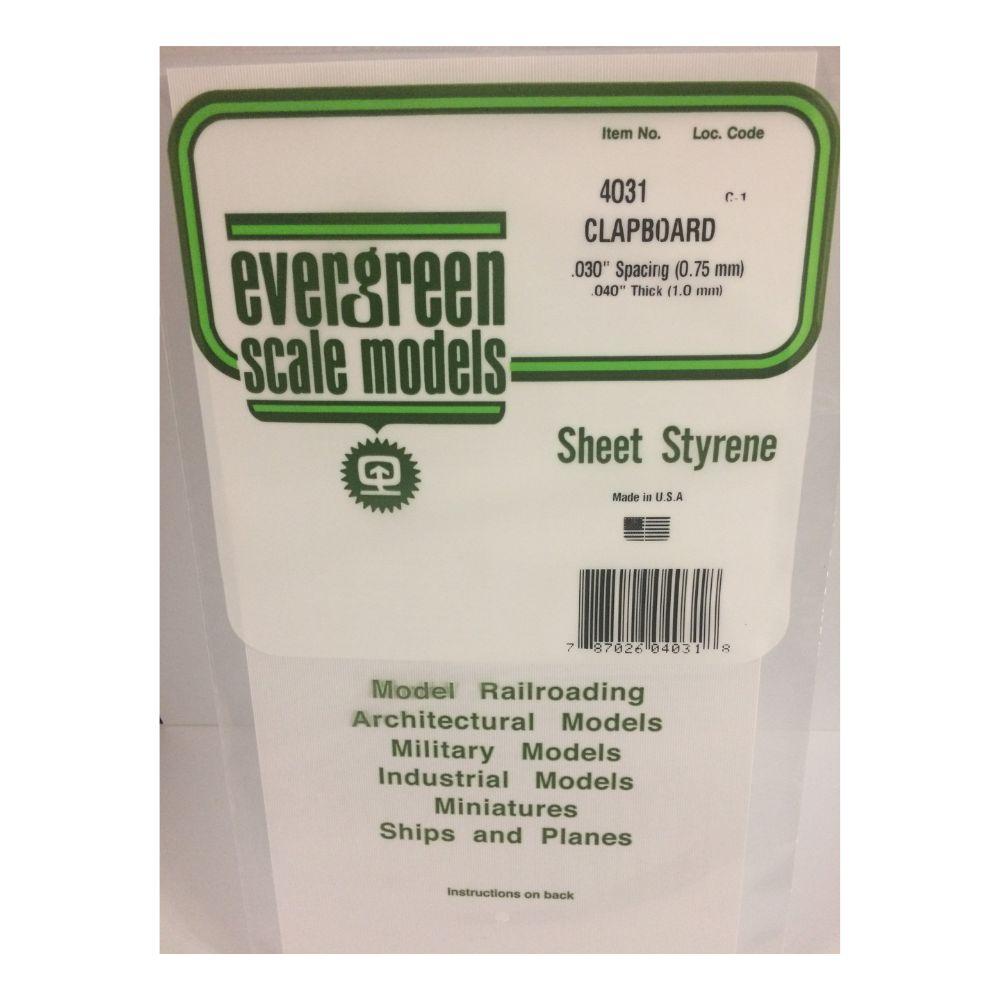 Evergreen Styr Clapboard Siding.030 Sp