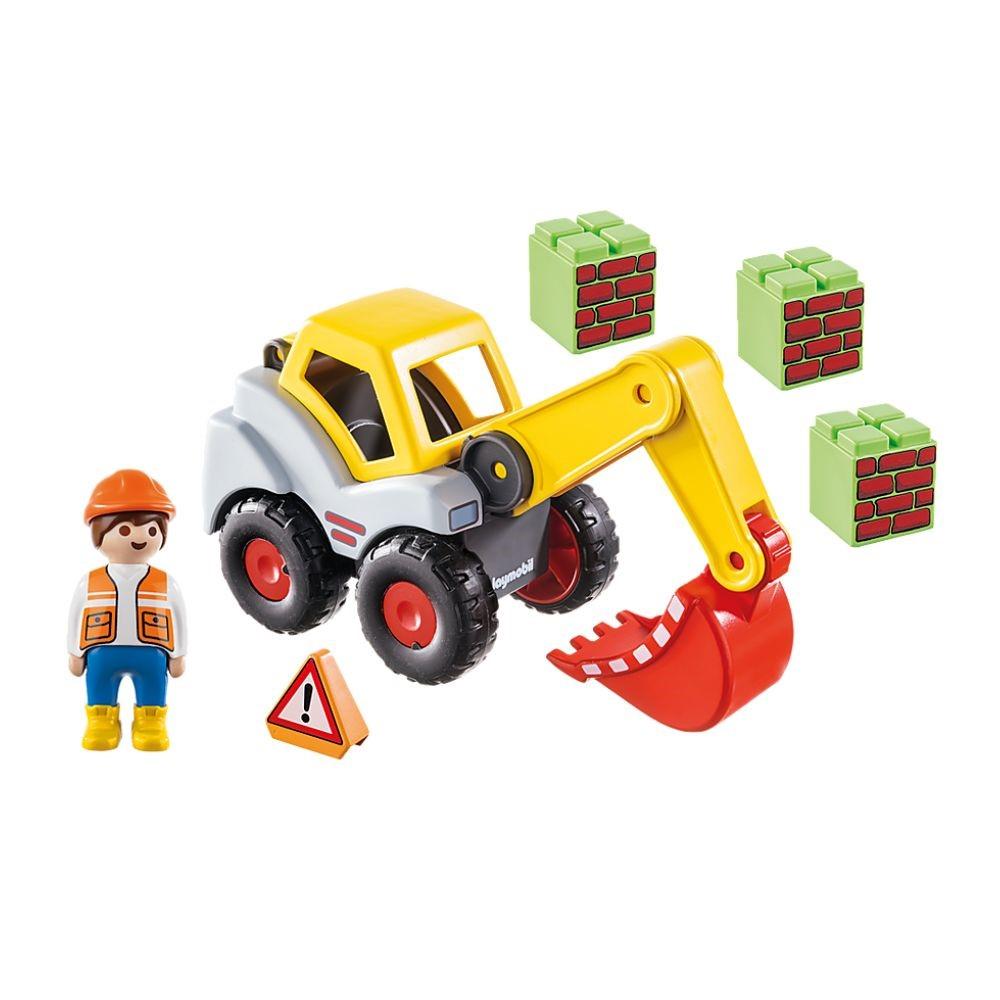 Playmobil 1.2.3 Shovel Excavator