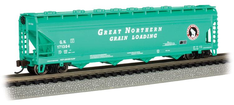 Bachmann Great Northern #171304 56ft ACFCentre Flow Cvrd Hopper. HO