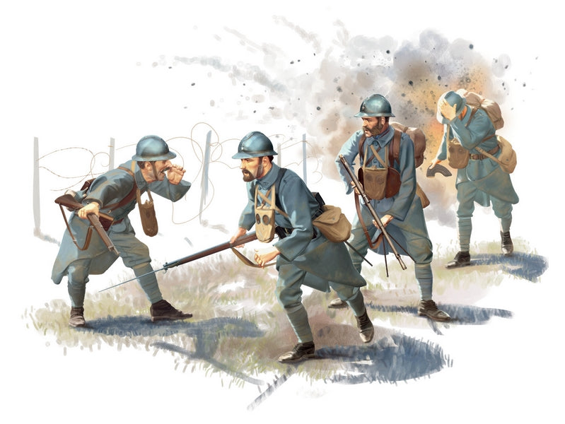 ICM 1:35 French Infantry (1916) (4)