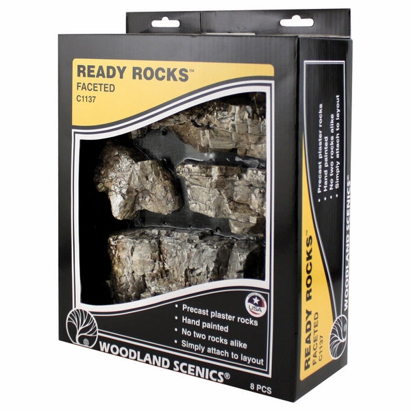 Woodland Scenics Faceted Ready Rocks