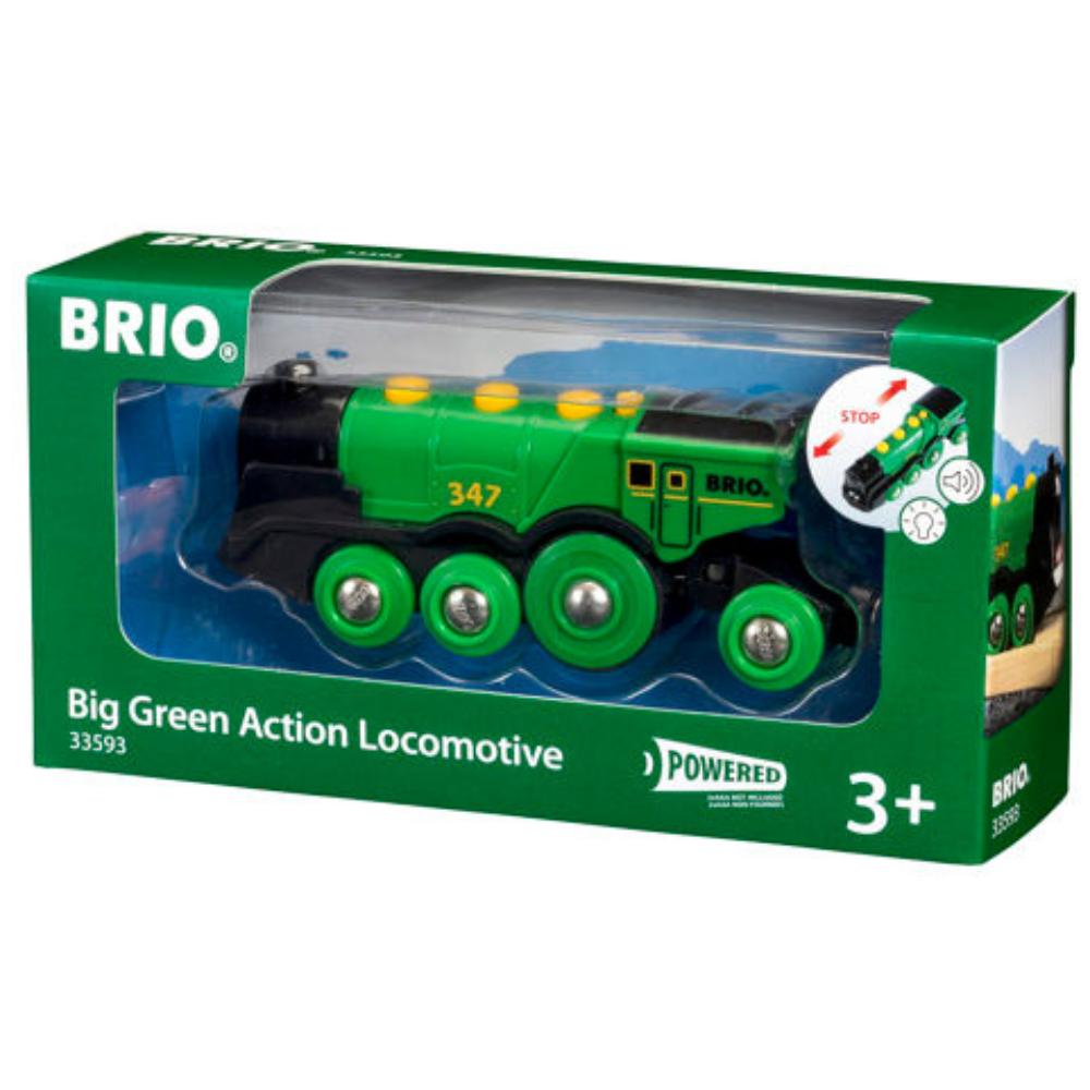 BRIO Big Green Action Locomotive