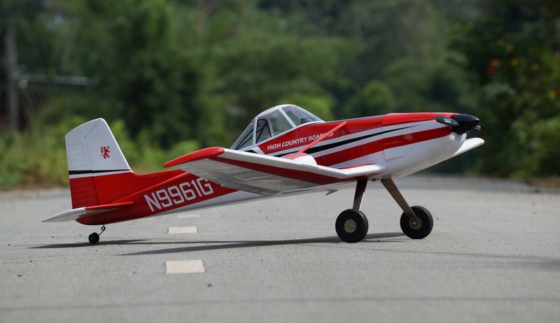 VQ Models Cessna 188 AgWagon 60-90 /EP US. Vers. Red/White 1920mm WS