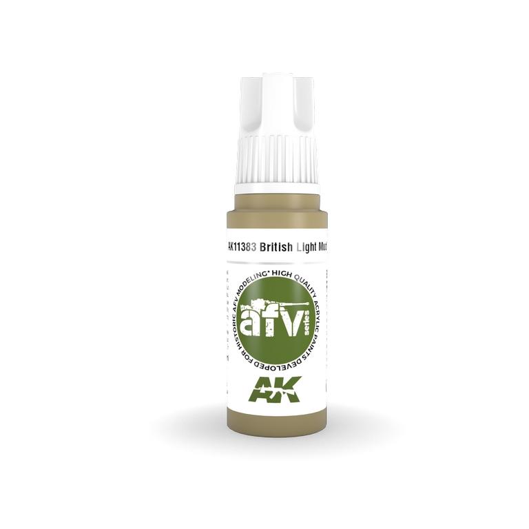 AK Interactive Acrylic British Light Mud