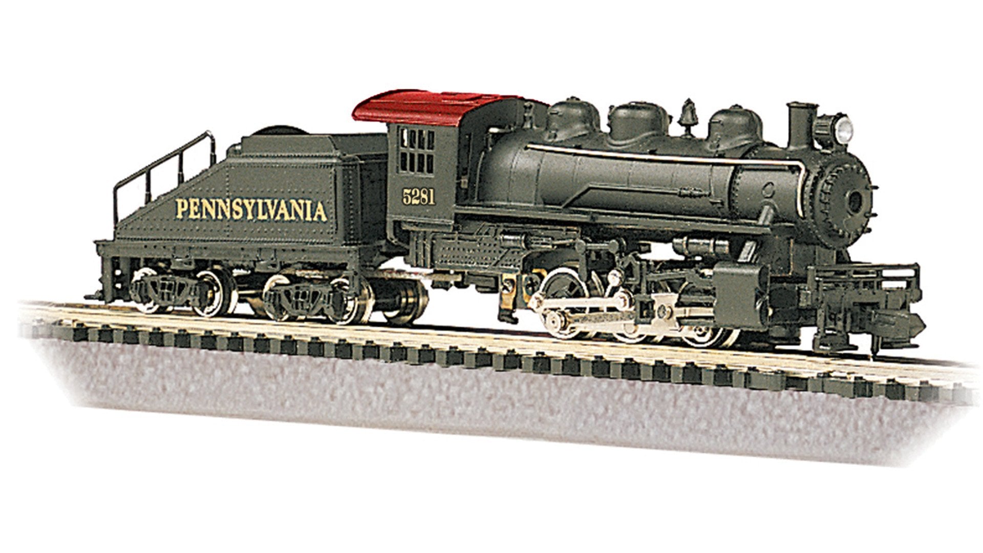 Bachmann Pennsylvania RR #5281, USRA 0-6-0 Loco Switcher & Tender, N