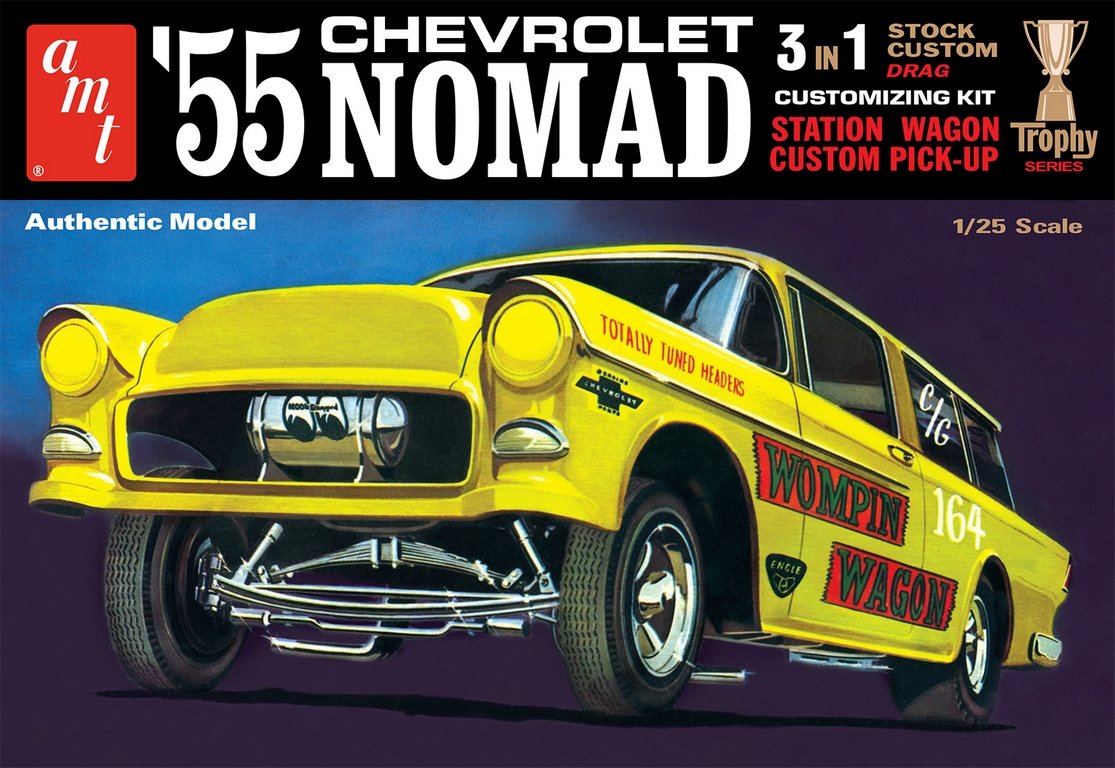 AMT 1:25 1955 Chevy Nomad(Snap) 2T