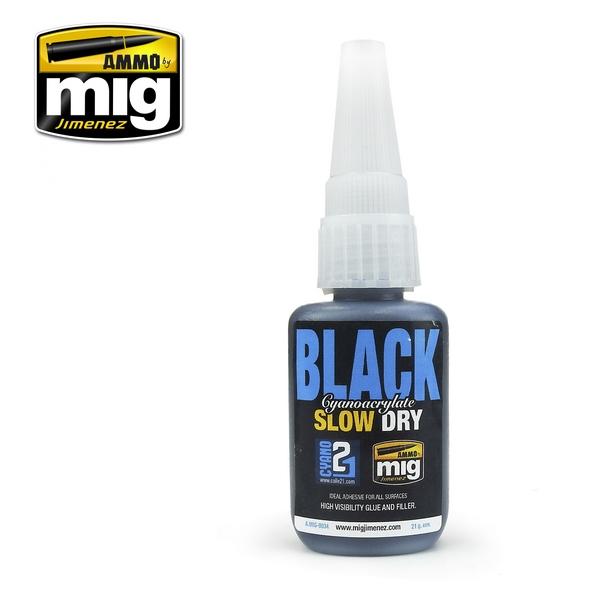 Ammo Black Slow Dry Cyanoacrylate 20ml