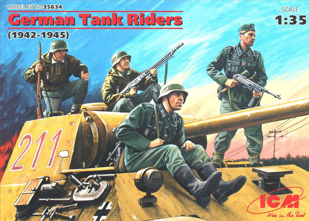 ICM 1:35 Ger. Tank Riders (1942-45) (4)