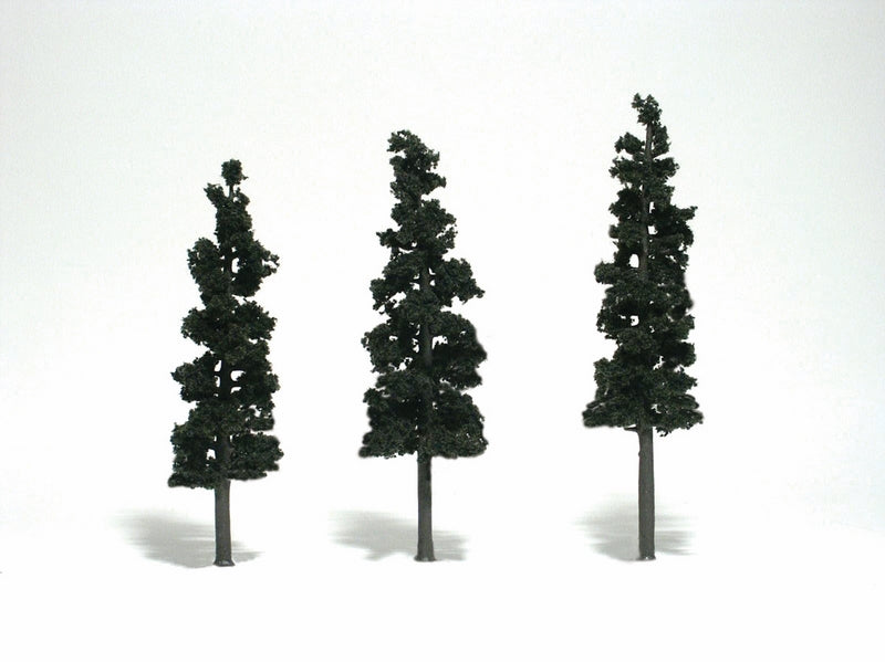 Woodland Scenics 6In - 7In Rm Real Pine3/Pk *