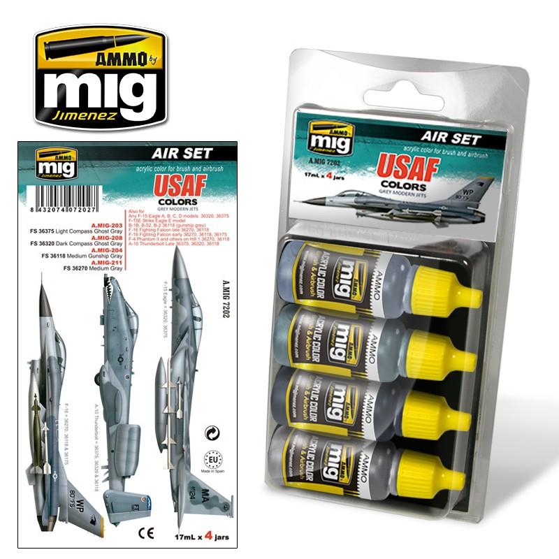 Ammo USAF Set 1: Grey Modern Jets Set