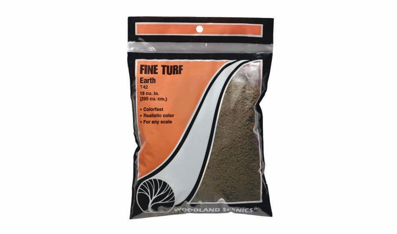 Woodland Scenics Earth Fine Turf (Bag)