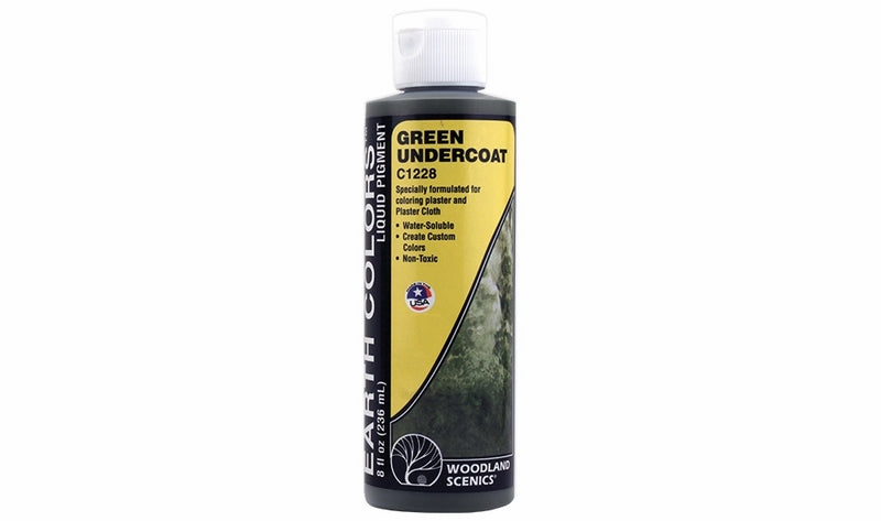 Woodland Scenics Green Undercoat Ter Paint 8 Oz