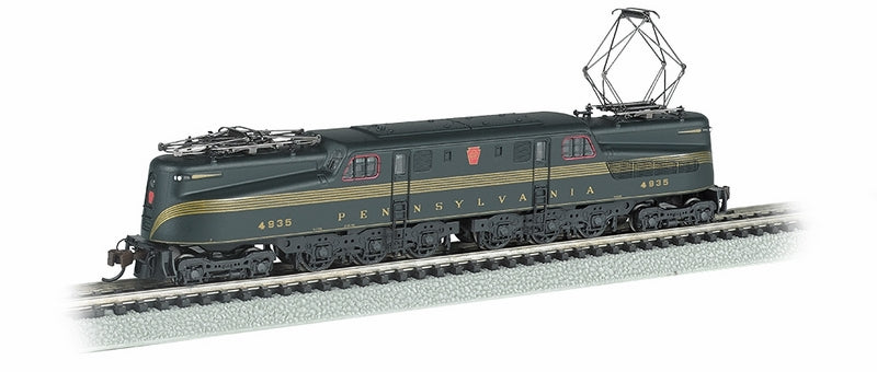 Bachmann PRR #4935 GG-1 Elec. Loco Brnswck Green, 5 Stripe, DCC,  N