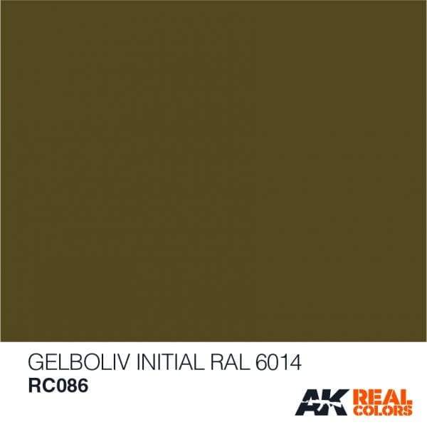 AK Interactive Real Colours Gelboliv (Initial)  RAL 6014  10ml