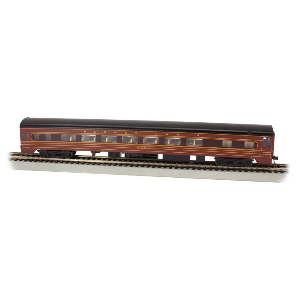 Bachmann PRR #4244 Fleet Of Modernism Smooth Side Coach, Lit Int. HO