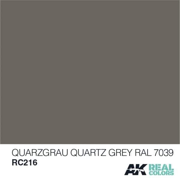 AK Interactive Real Colours Quarzgrau-Quartz Grey RAL 7039 10ml