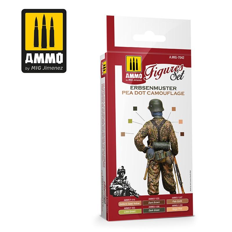 Ammo Erbsenmuster Pea Dot Camouflage Figures Set