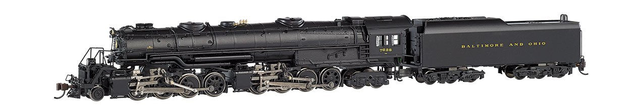 Bachmann, B&O #7628, Later Small Dome EM-1 2-8-8-4 Loco w/DCC/Sound, N