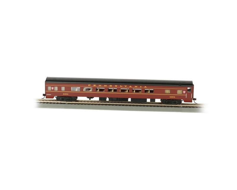 Bachmann PRR Smooth Side Coach W/LightedInterior, HO Scale