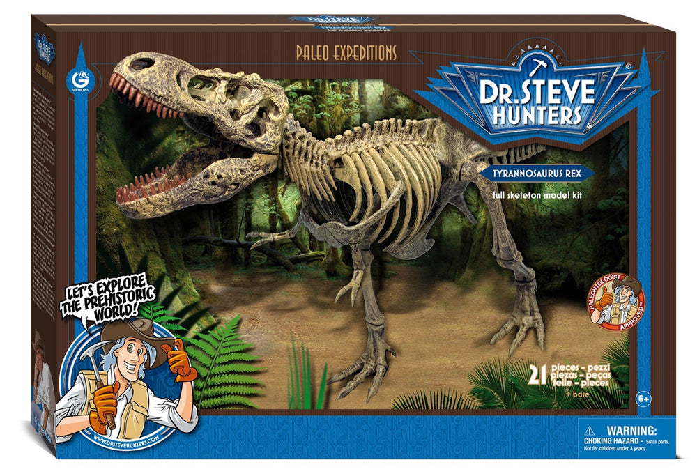 Dr S. Hunters Tyrannosaurus Rex Paleo Expeditions Full Model Skeleton