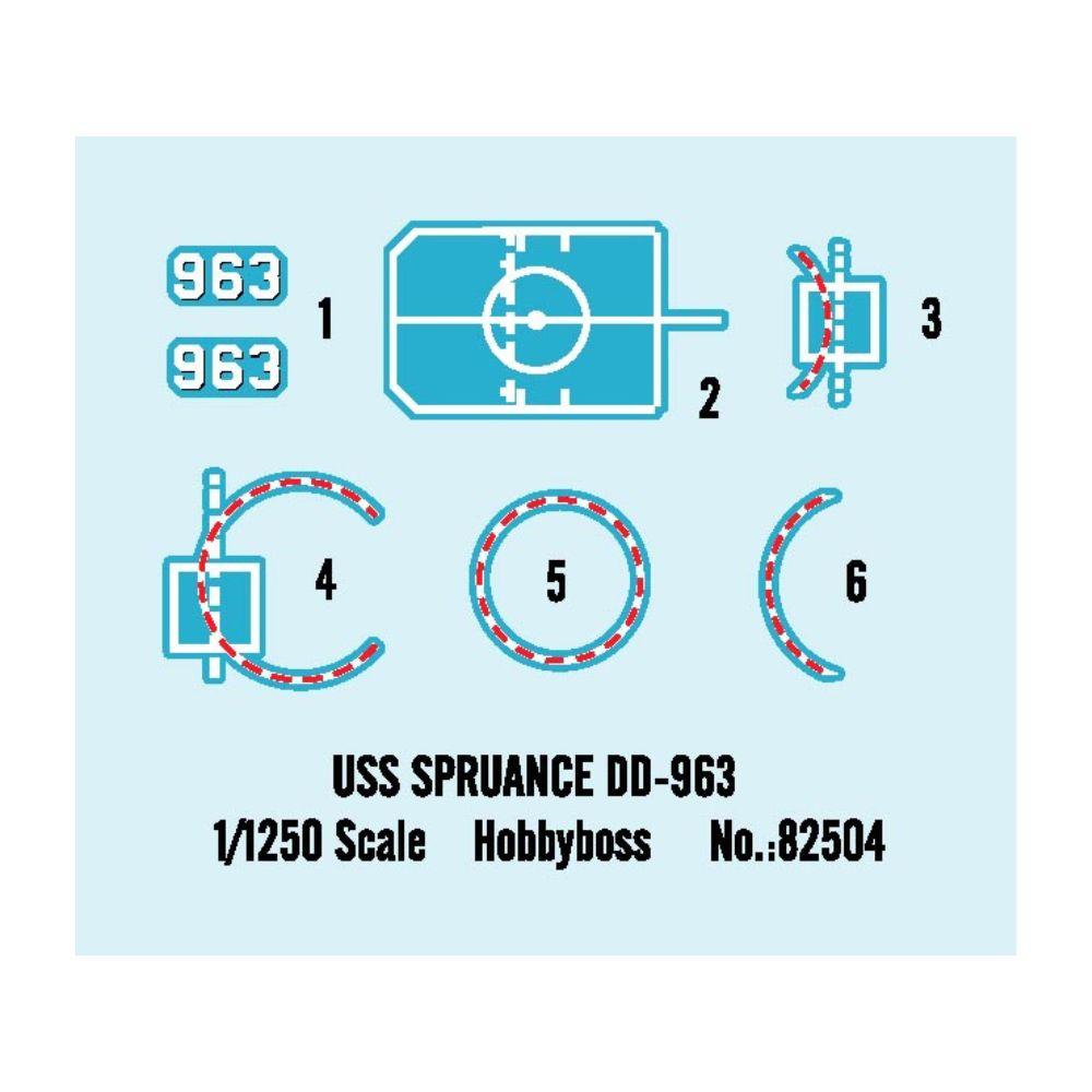 Hobbyboss 1:1250 USS Spruance DD963