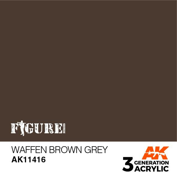 AK Interactive Acrylic Waffen Brown Grey