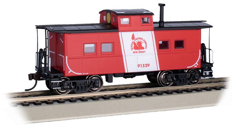 Bachmann, Jersey Central #91529 NE StyleSteel Cupola Caboose. HO Scale