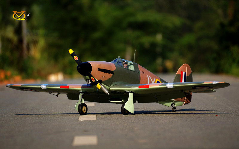 VQ Models Hawker Hurricane 60/100 or EPBattle of Britain Vers. 1610mm