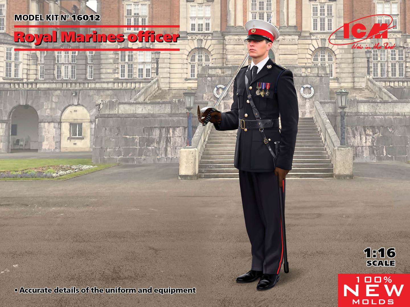 ICM 1:16 Royal Marines Officer