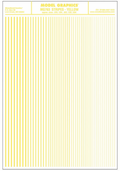 Woodland Scenics Stripes Yellow Dt