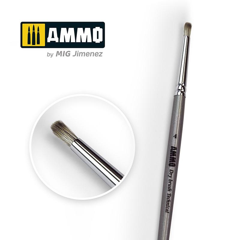 Ammo Drybrush Technical Brush 4