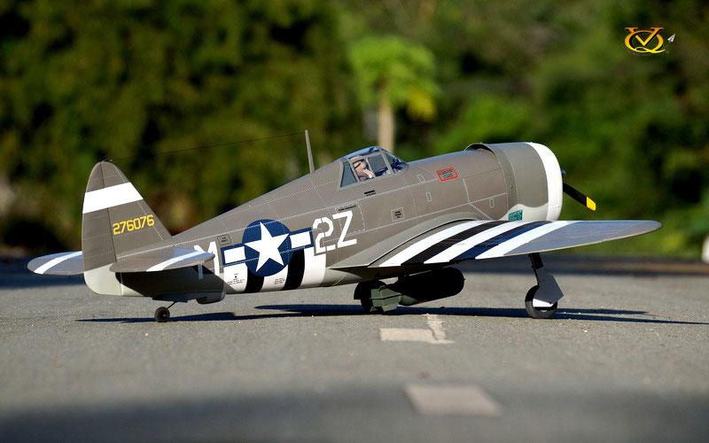 VQ Models P-47B 50-82 /EP 'Touch of Texas' D Day, 1500mm WS, 6Ch RC