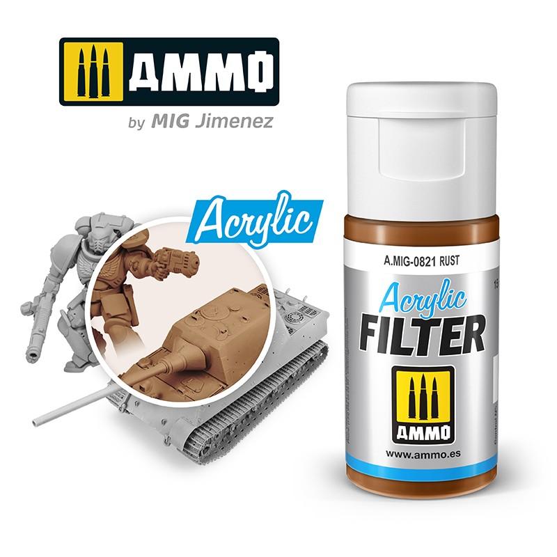 Ammo Acrylic Filter Rust