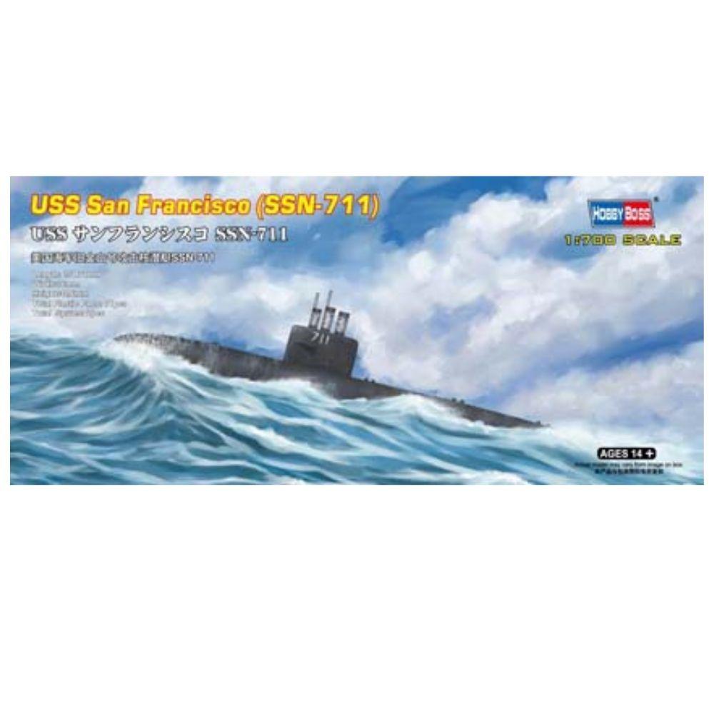 Hobbyboss 1:700 Uss San Francisco SSN-711 Submarine