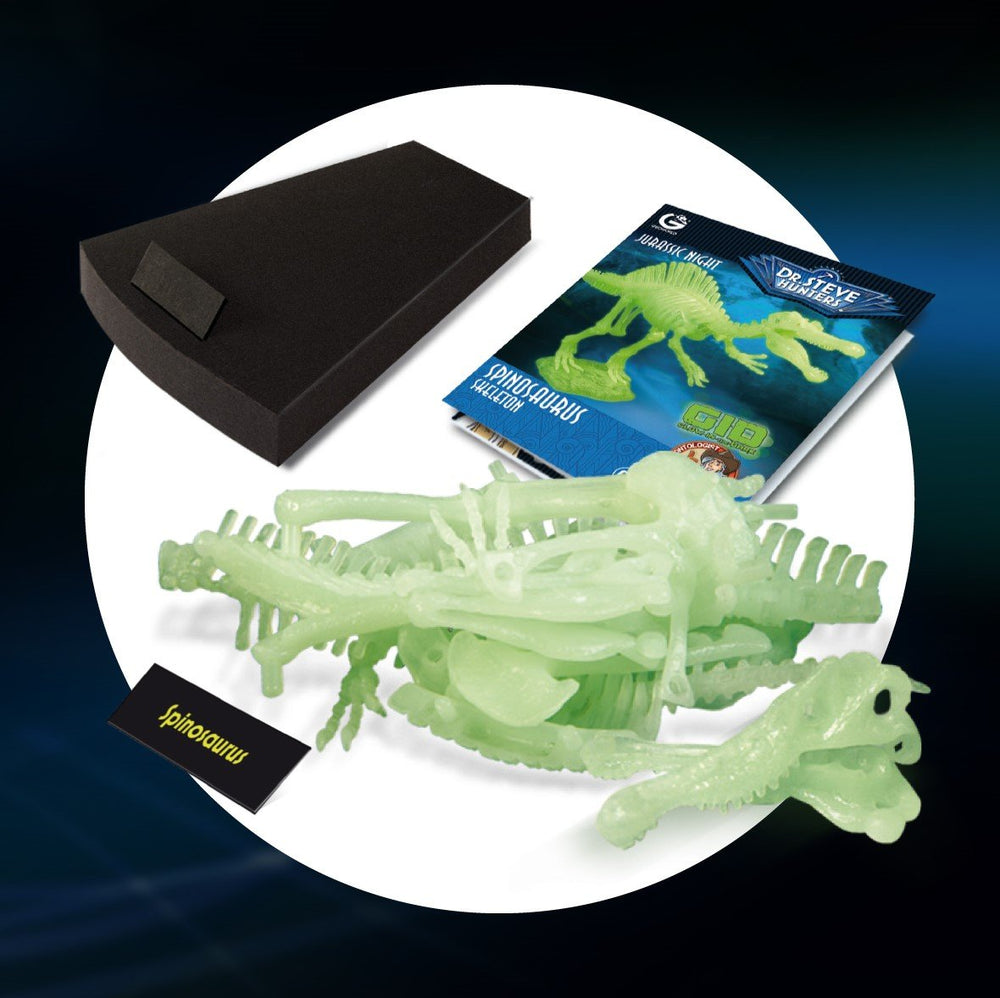 Dr S. Hunters Jurassic Night Glow-In-The-Dark Spinosaurus