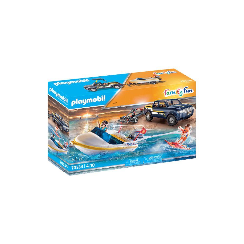 Playmobil Pick-Up with Speedboat