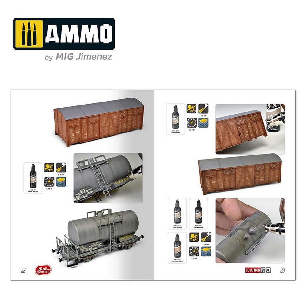 Ammo Rail Solution Book #01  How to Weather German Trains